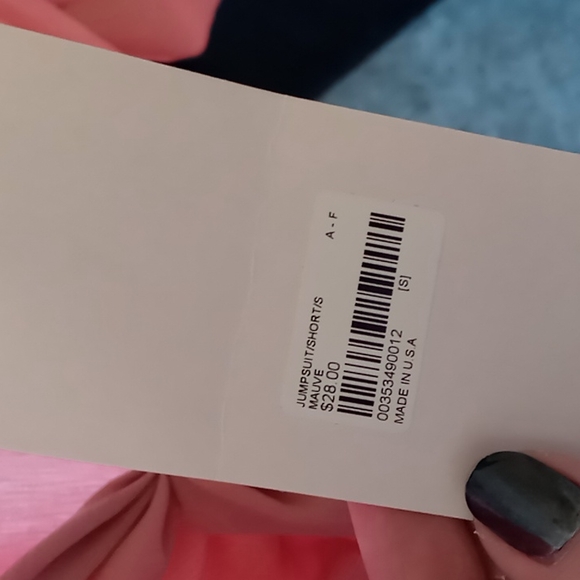 Forever 21 blush pink flowy romper - Picture 3 of 5